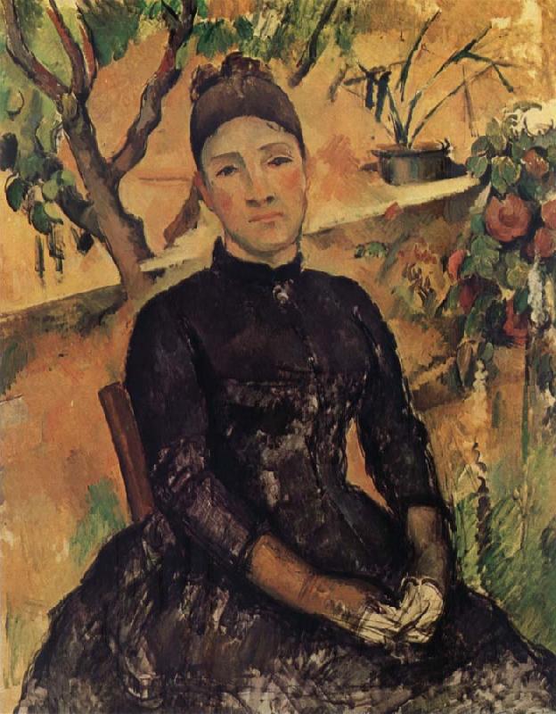 Paul Cezanne Madame Cezanne oil painting image